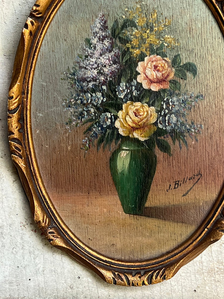 Sweet Framed Floral Oil
