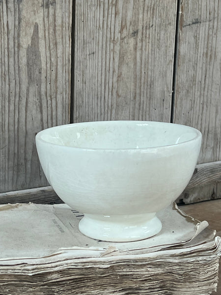 Plain French Cafe au Lait bowl Crazed