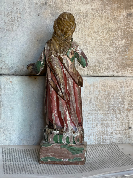 French Antique Religious Figure