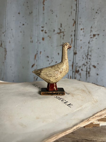 Sweet Antique Carved Goose