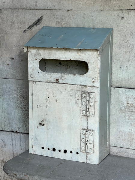 Rustic French Metal Letterbox
