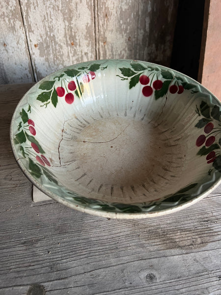 Vintage French Stapled Bowl