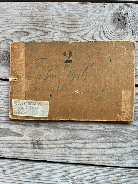 1916 George Labonne Landscape Tree Oil on Board