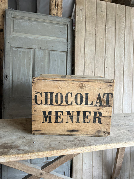 Vintage Chocolat Menier Crate