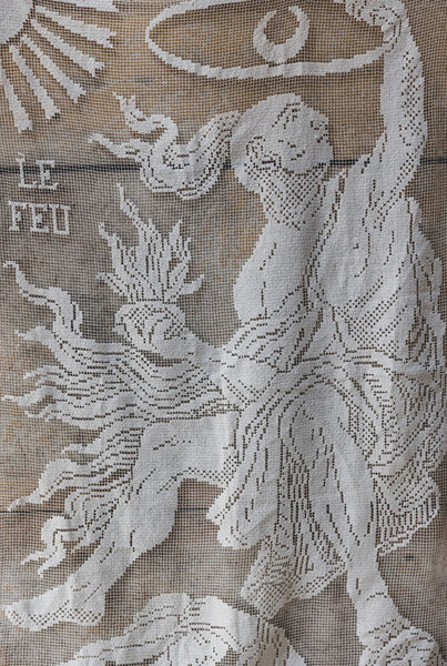 Gorgeous Antique Air & Fire Lace