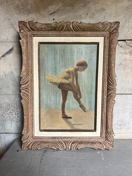 Beautiful French Framed Ballerina