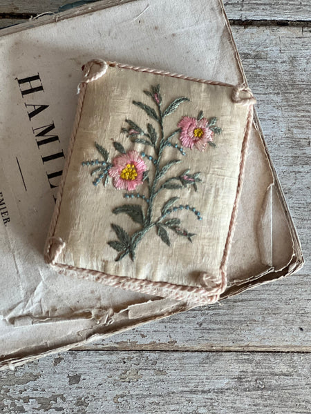 Vintage Silk Embroidered Needle