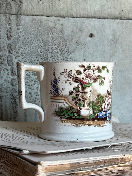 Antique Floral Mug