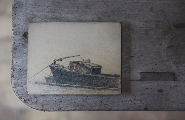 1936 Boat Painting