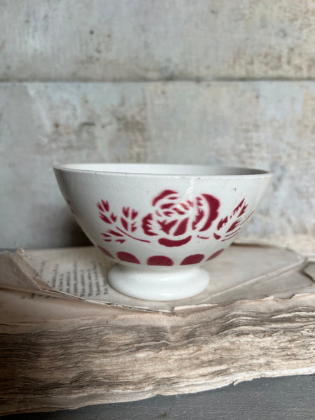 Crisp Stencilled Cafe Au Lait