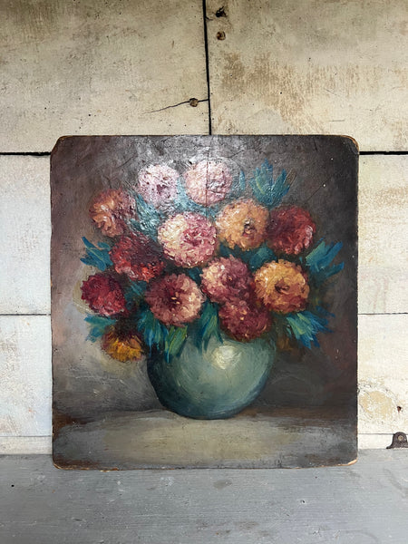 Floral Oil on Board