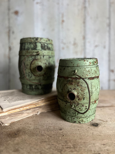 Small green Swedish Barrels