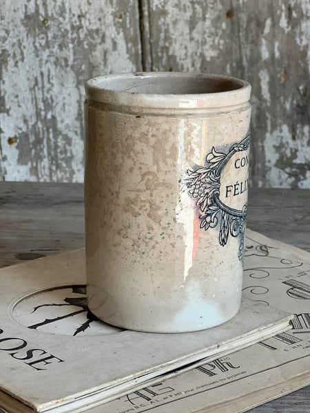 Vintage French Felix Potin Jar