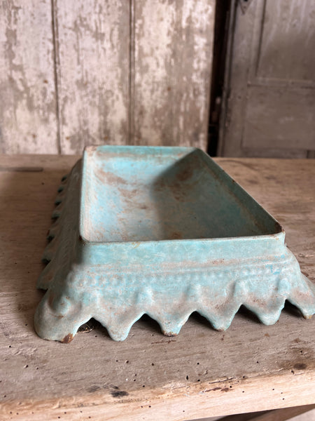 Vintage Cast Iron Enamel Dish