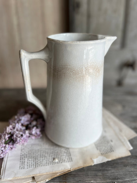 Stunning Vintage Crazed Jug