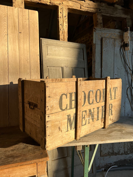 Vintage Chocolat Menier Crate