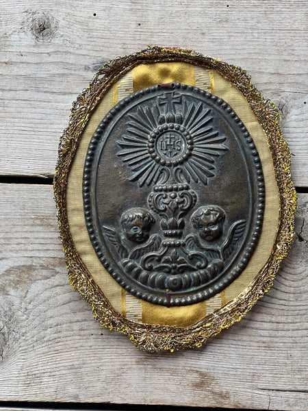 Stunning Cherub Religious Ex Voto