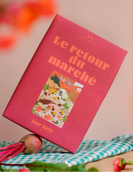 Jour Férié Back from the Market - 1000-piece puzzle