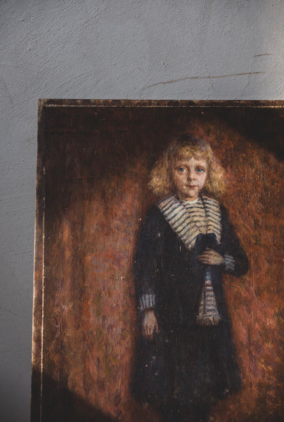 Antique French Child Portrait