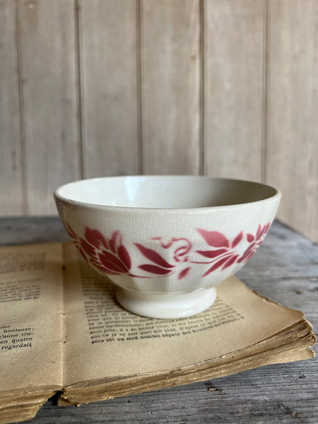 French Transferware Cafe au Lait bowl