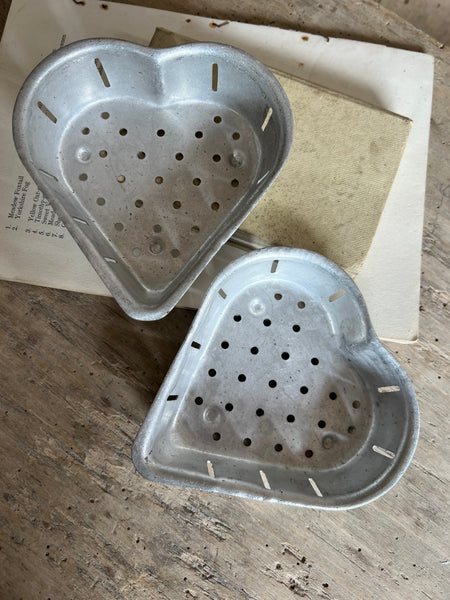 Small Heart Vintage Faiselle Cheese Mould