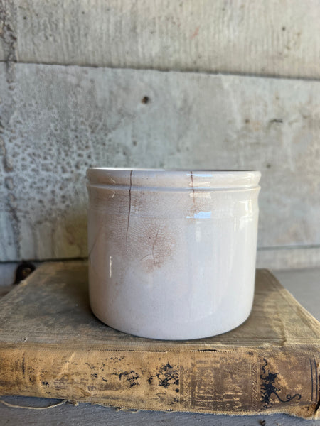 Buttery Antique Confiture Pot
