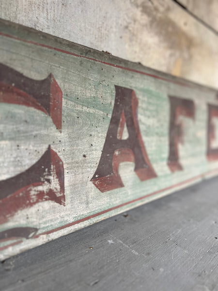 Antique French Cafe Sign