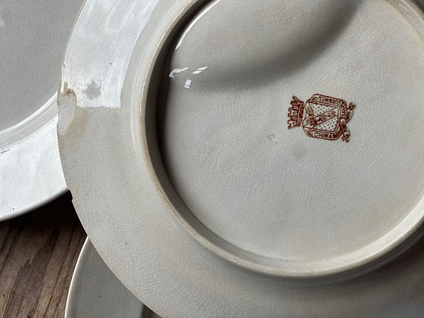 Beautiful French Meat Plates