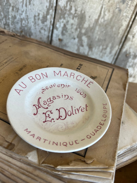 Bon Marché souvenir plate 1903
