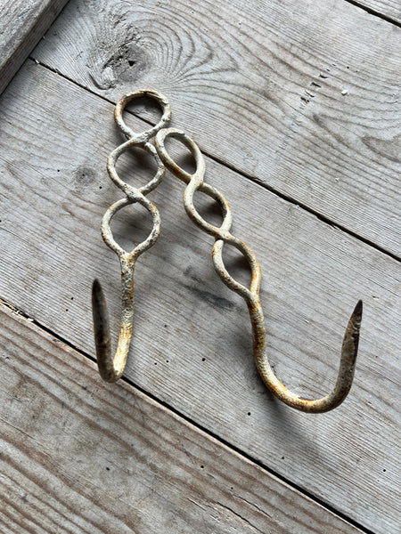 Pair of French Vintage Hooks