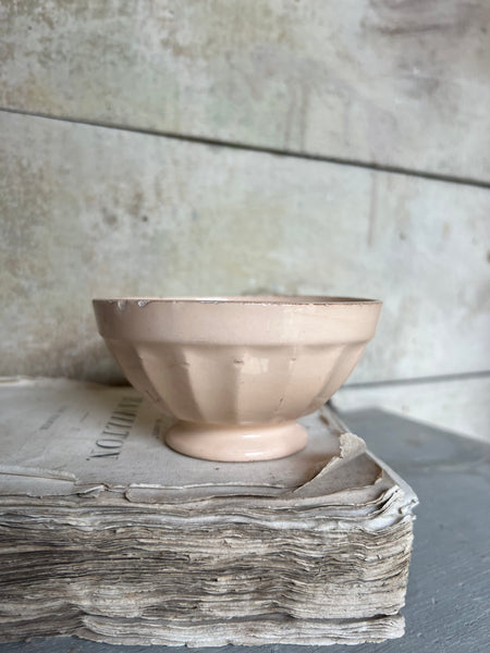 Small French Vintage Pink Cafe au Lait