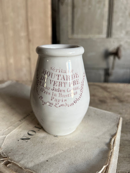 Branded French Mustard Jar