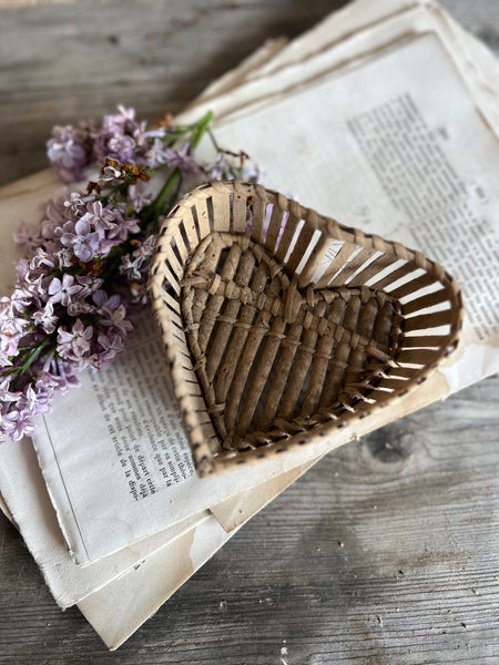 Medium Vintage French Heart Cheese Mould