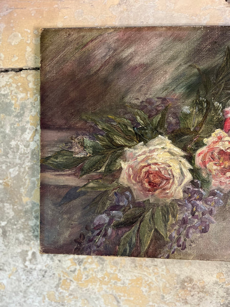 Beautiful Floral Oil on Canvas