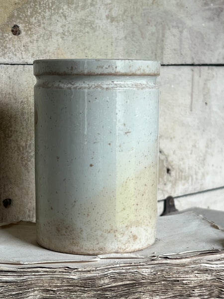 Antique Large Ironstone Confiture Pot