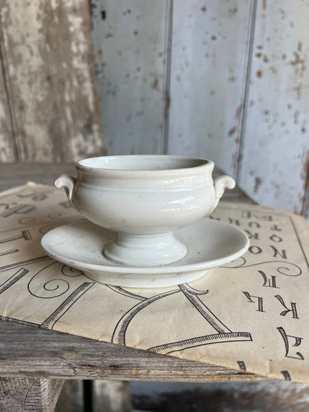 Small Creil et Montereau Vintage Souperie