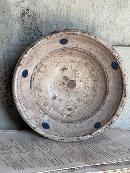 Rustic Spotty Vintage Bowl