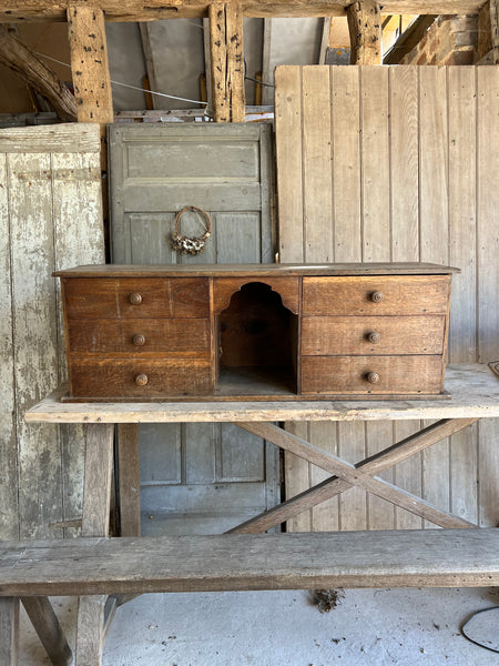 Vintage Cubby Display