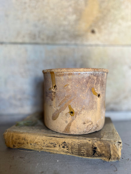 French Rustic Earthenware Faiselle Cheese Mould