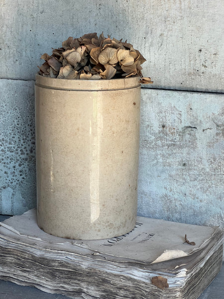 Huge Crazed Confiture Pot