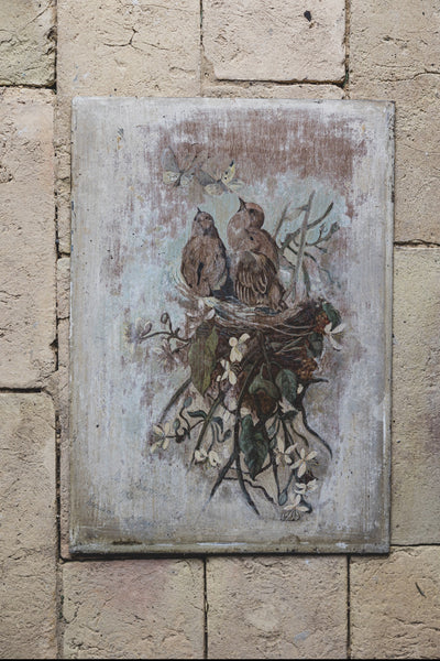 Antique Bird Painting 1894