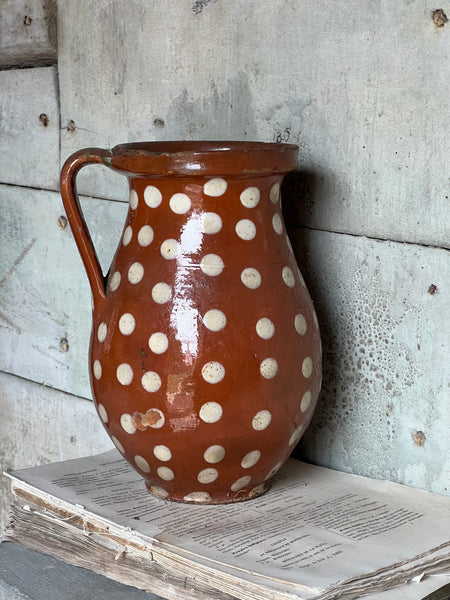Stunning Spotted Brown Pot