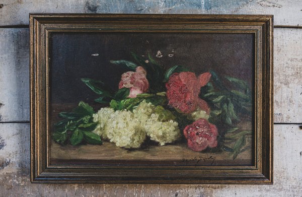 French Vintage Framed Floral