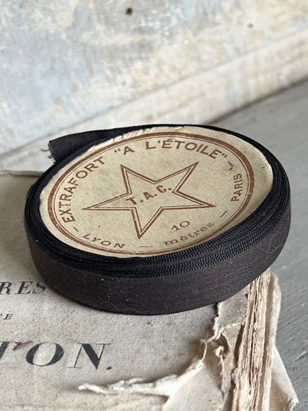 French Black Star Ribbon