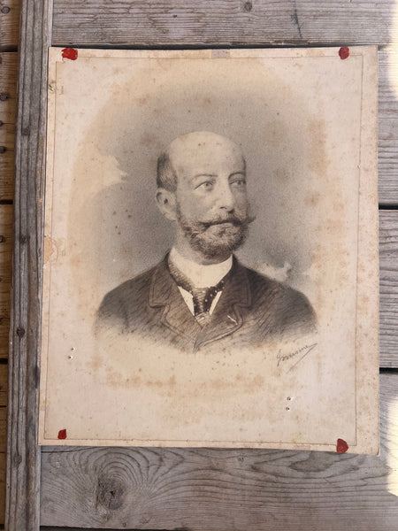 Antique Sketched Portrait