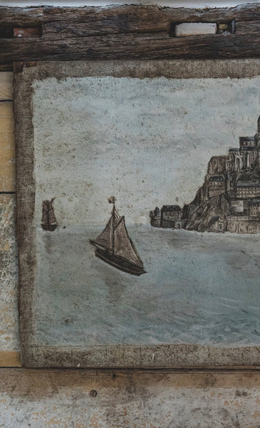 Huge Mont Saint Michel Painting