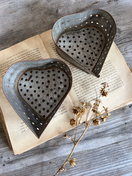 Small Heart Vintage Faiselle Cheese Mould