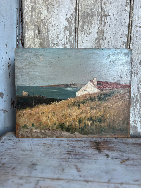 Antique Coastal Painting