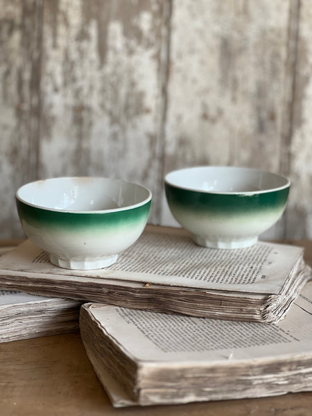 Rustic French Ombre Cafe au Lait bowl