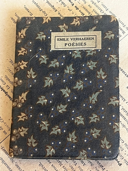 Miniature Fabric French Book
